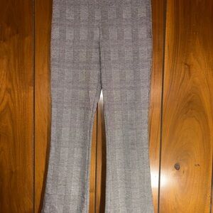 Hollister Black and White Plaid Womens Medium Pants